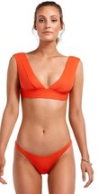 Vitamin A Swimwear Papavero Ecolux Magnolia V Neck Bikini Top (10/L) Nwt $106 - £82.00 GBP