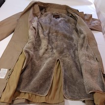 Botany 500 Trench Coat Vintage Men’s Khaki 44 Reg Removable Lining Made In USA image 15