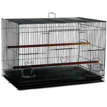 A &amp; E Cages Flight Cage in Color Retail Box Black 24in X 16in - £87.54 GBP