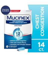 Mucinex 1200mg Cough Suppressant Tablets - 14 Tab*Exp 2026+ - $16.23 CAD