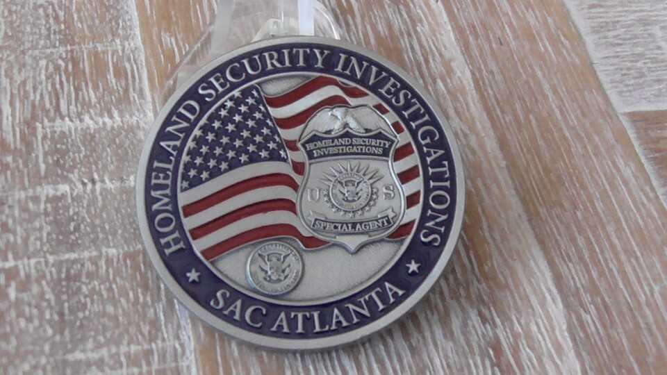 HSI SAC Special Agent In Charge Atlanta Alabama Georgia Challenge Coin #... - $48.50