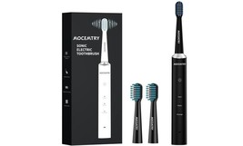 MOCEMTRY Ultrasonic Electric Toothbrush Whitening Waterproof Rechargeable Black - $25.00