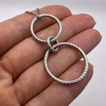 Vintage Women's Jewelry Sterling Silver 925 Necklace Chain Pendant Signe... - $95.00