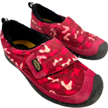 KEEN Big Kid Howser Low Wrap Casual Comfy Durable Slippers Jam/Rhubard s... - $516.55 MXN