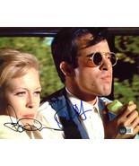 WARREN BEATTY FAYE DUNAWAY SIGNED 8X10 PHOTO BONNIE PARKER AND CLYDE BAR... - £331.36 GBP