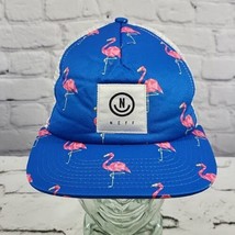 NEFF Flamingo Print Hat Mens One Size Blue Snapback Ball Cap - £15.56 GBP