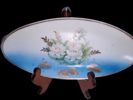 Vintage Hand-Painted Jonroth Studios Germany 13&quot; Celery Bread Dish Water... - £18.99 GBP