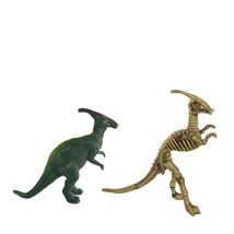 Dinosaur Figure Toys Parasaurolophus and bones Toys Dino Prehistoric Skeleton - £6.25 GBP