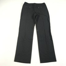 Cesare Fabbri Dress Pants Womens EUR 42 6 Black Wool Blend Straight Leg ... - $28.04
