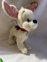 Disney Store  Buster Darby&#39;s White Puppy Dog My Friends Plush W Collar - $21.78