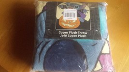 Disney Lilo &amp; Stitch Halloween Vampire Stitch 48x60 Plush Throw Blanket - £31.37 GBP