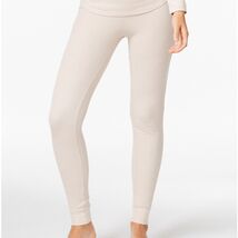 CUDDL DUDS Oat Heather Thermal Cozy Waffle Knit Warm Layer Leggings S - €13,88 EUR