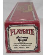 Play-Rite Word Roll 469-A "Alabamy Bound" Player Piano Roll - $29.69