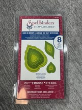 Spellbinders Shapeabilities Nested Leaves 8 Die Set S4-321 Metal Cutting... - $17.81
