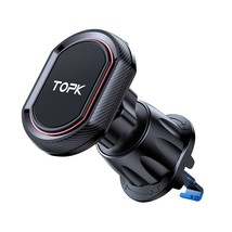 TOPK Magnetic Car Phone Holder 360 Rotation Air Vent Car Phone Mount Upgrade Hoo - £6.73 GBP