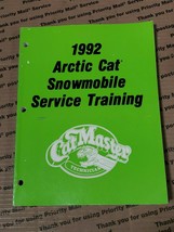 ARCTIC CAT Snowmobile 1992 Service Training Manual 2254-758 - $19.99