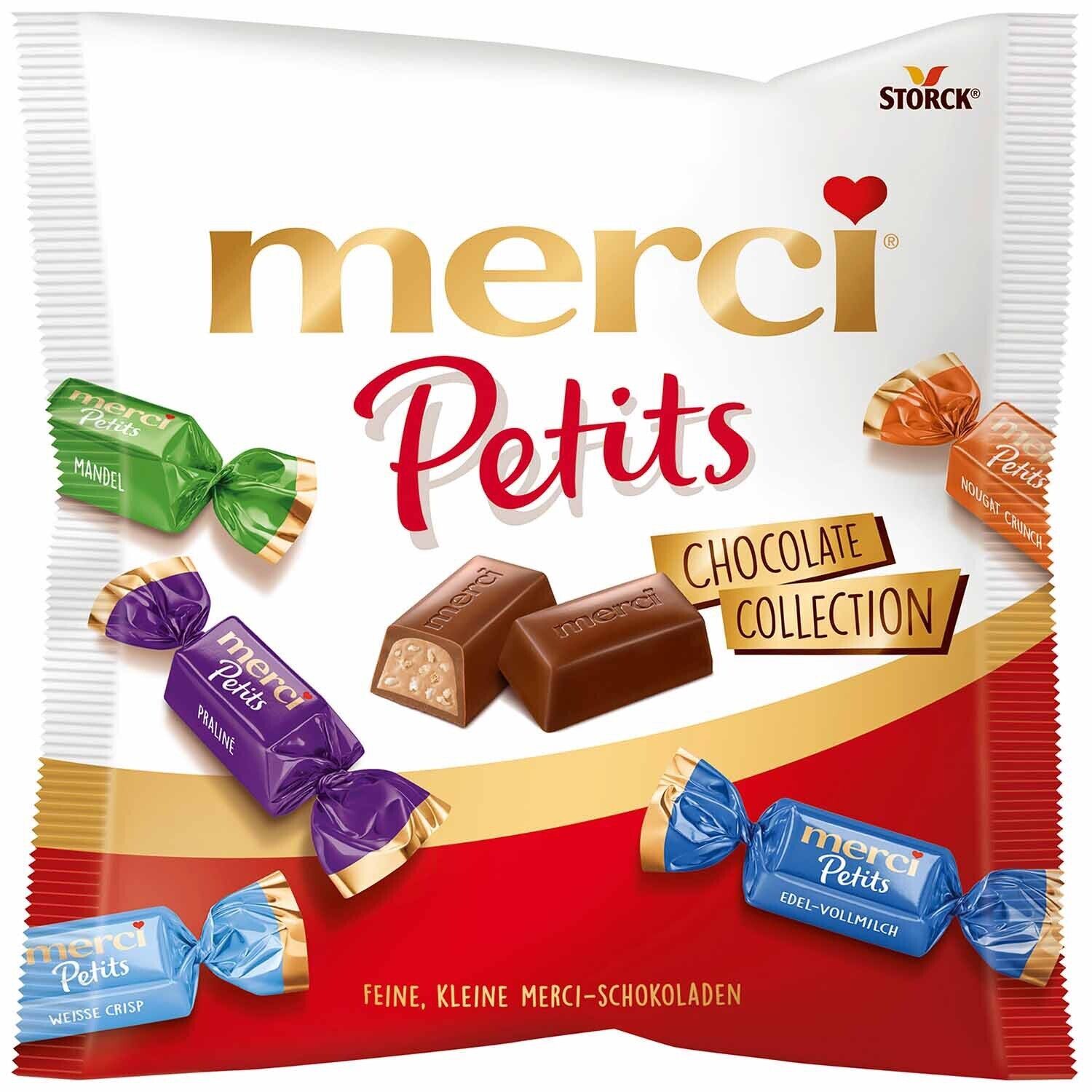 Storck merci CHOCOLATE Collection Petits -125g Made in Germany-FREE SHIPPING