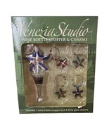 Venezia Studio Wine Bottle Stopper &amp; Starfish Glass Charms Set - $31.75 CAD