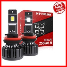 High Lumens H11 Fog Light Bulbs - 25000LM, 50000-Hour Lifespan, Easy Ins... - $1,375.72 MXN