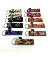 Lot Of Various Pattern Lupine 1&quot; Keychains NWT - $20.00