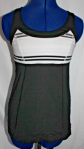 Lululemon Tank Top 6? No Tag Black Running Cinch Waist Run Ta Ta Topper ... - $16.99