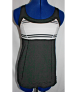 Lululemon Tank Top 6? No Tag Black Running Cinch Waist Run Ta Ta Topper ... - $317.61 MXN