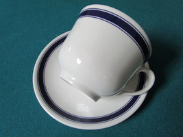 Ralph Lauren Wedgwood &quot;Cafe Stripe&quot; Cup And Saucer [*72] - £58.87 GBP