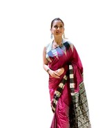 Sambalpuri handloom papa silk pata saree silk saree for women&#39;s colour p... - $157.41