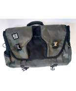 FUL Briefcase with Shoulder Strap Holds 15&quot; Laptop Messenger Bag Green/B... - $22.99 CAD