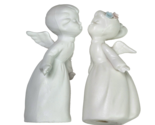 Vintage Napcoware Bisque Porcelain Kissing Angel Figurines C-7644 Japan ... - $15.99