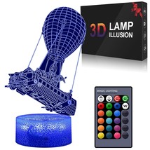 Battle Bus Game Room Night Lights Lamp 3D Led Desk Table Light Remote Control &amp;  - £24.03 GBP