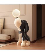 Beagle Dog Decor with Planet Lamp  Large Floor Ornament, Sofa-Side Scul... - $14,769.24 MXN