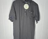 Criquet Polo Shirt Mens Medium Gray Performance Players Golf Cotton - PL... - $29.99