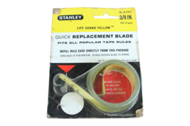 New Vintage Stanley Tape Measure Replacement Blade 3/4” X 10’  32-610 B310Y USA - £3.76 GBP