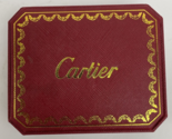 Cartier Jewelry Watch Box Case Red - VGC LOOK - £47.41 GBP