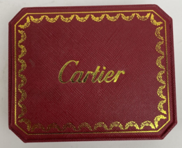 Cartier Jewelry Watch Box Case Red - VGC LOOK - £47.36 GBP