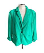 Catherine Malandrino Golf Green One Button Ponte Knit Blazer Jacket Size... - £29.53 GBP