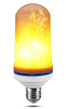 Munetoshi 5 Pcs LED Fire Bulbs E26 4 Modes Upside Down Flame Effect Ligh... - $14.83