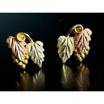 Black Hills MULTI-TONE Gold Stud Earrings Sky - $142.57