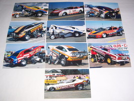 10 Assorted 4x6 Color Photos 1970s-80s FUNNY CAR Lot #11-Force-Meyer-Ivo-Pickett - $14.99