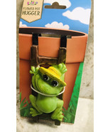 NEW Flower Pot Hugger - Frog Climbing Ladder Figurine - €6,74 EUR