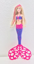 Mermaid Barbie Bubble Doll 2014 Mattel with Tail Blows Bubbles Pink Fairytale - £14.02 GBP