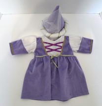 Build a Bear Workshop Renaissance Medieval Costume Purple Dress &amp; Hat Bear More - £14.41 GBP