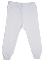 Unisex 100% Cotton White Long Pants Large - £11.36 GBP