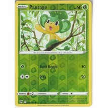 Pansage 6/189 Reverse Holo Common Darkness Ablaze Pokemon Card - £4.05 GBP