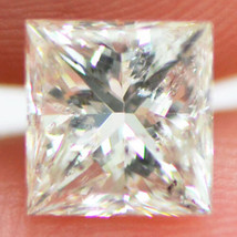 Princess Shape Diamond G Color SI2 Natural Enhanced Loose Certified 1.13 Carat - £859.28 GBP