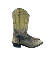 FRYE Billy Stone Wash Distressed Cowboy Boots Size 7.5 Women’s - $95.00