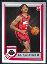 2022-23 NBA Hoops #258 TyTy Washington Jr Houston Rockets Rookie Card - £1.15 GBP