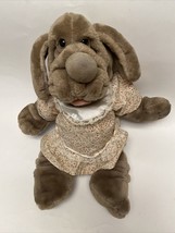 Vintage Ganz Bros. 16&quot; Wrinkles dog Blood Hound Puppet Free Shipping - $33.85