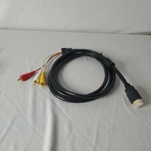 MI to RCA Cable 1080P MI Male to 3 RCA S Video AV Audio Cable Cord Adapt... - $9.90